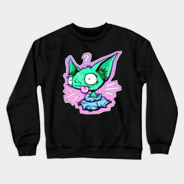 Cute And Fluffy Chaos Crewneck Sweatshirt by BobbyMillsArts